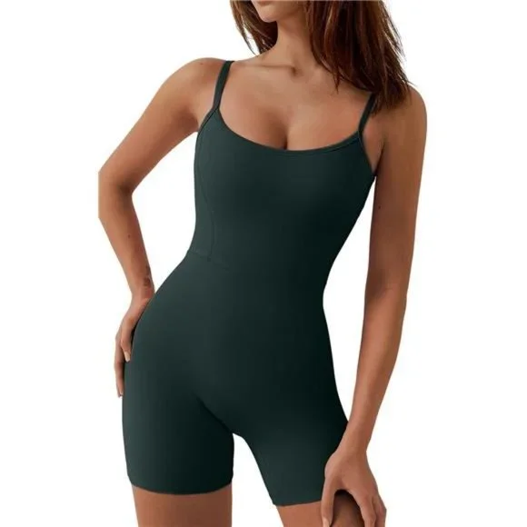 Pants Jumpsuits Spaghetti Strap Bodycon Stretch Jumpsuit U